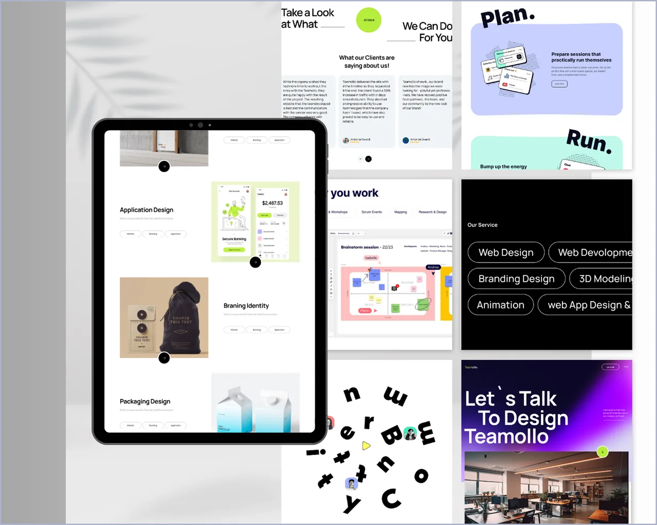 Modern Website UI/UX Design for a Creative Agency